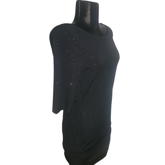 Eclipse little black dress with open slouchy back Sz.L - Picture 3 of 7